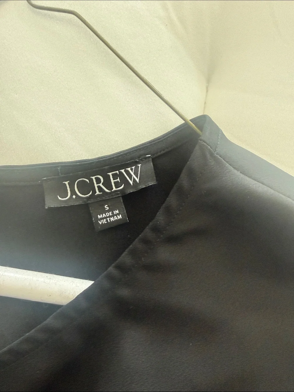 J. Crew Black Bell Sleeve Top